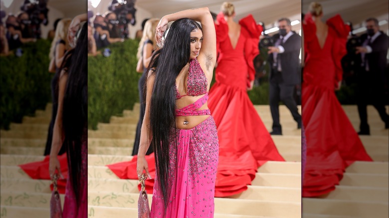 Lourdes Leon flaunting her armpit hair at Met Gala