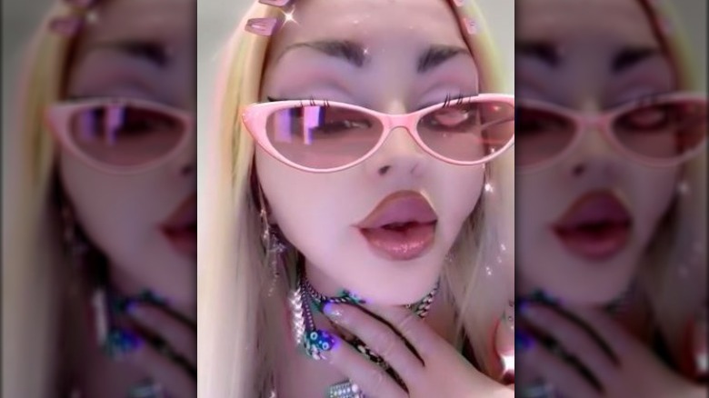 Madonna Instagram filter video