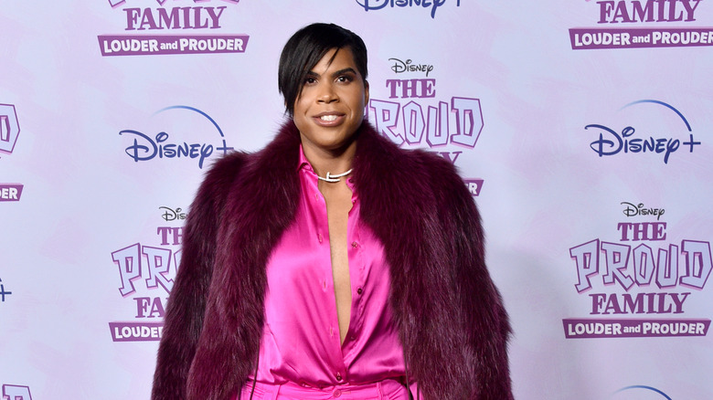 EJ Johnson red carpet