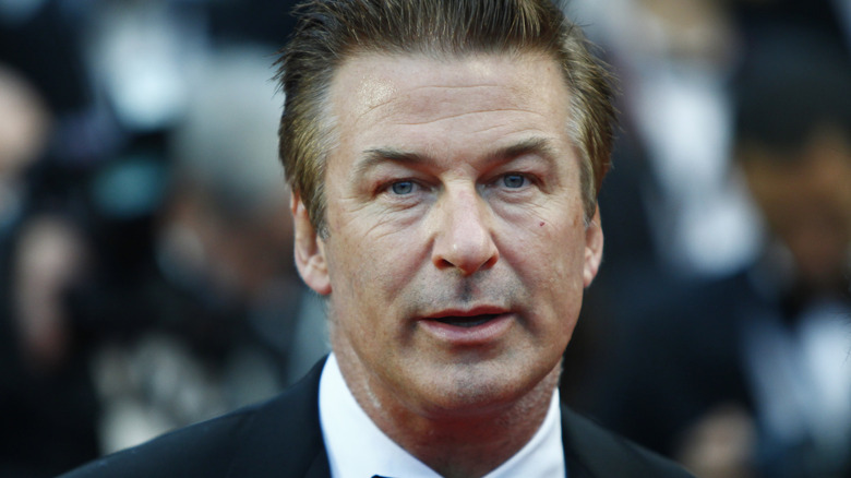 Alec Baldwin black suit