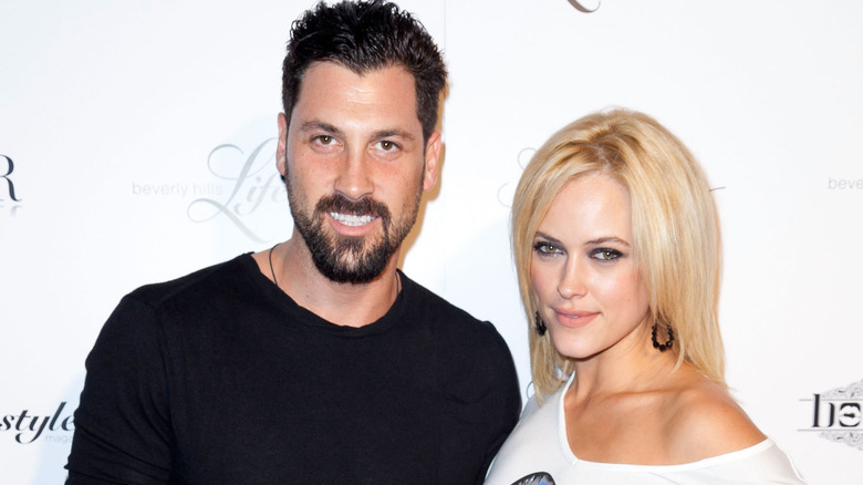 Maks Chmerkovskiy, Peta Murgatroyd, 2012 photo of them smiling