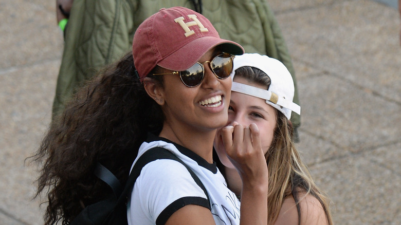 Malia Obama at festival