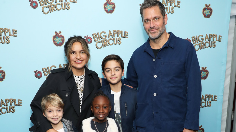 Mariska Hargitay, Peter Hermann and family attend the Opening Night of Big Apple Circus at Lincoln Center with Celebrity Ringmaster Neil Patrick Harris 2019