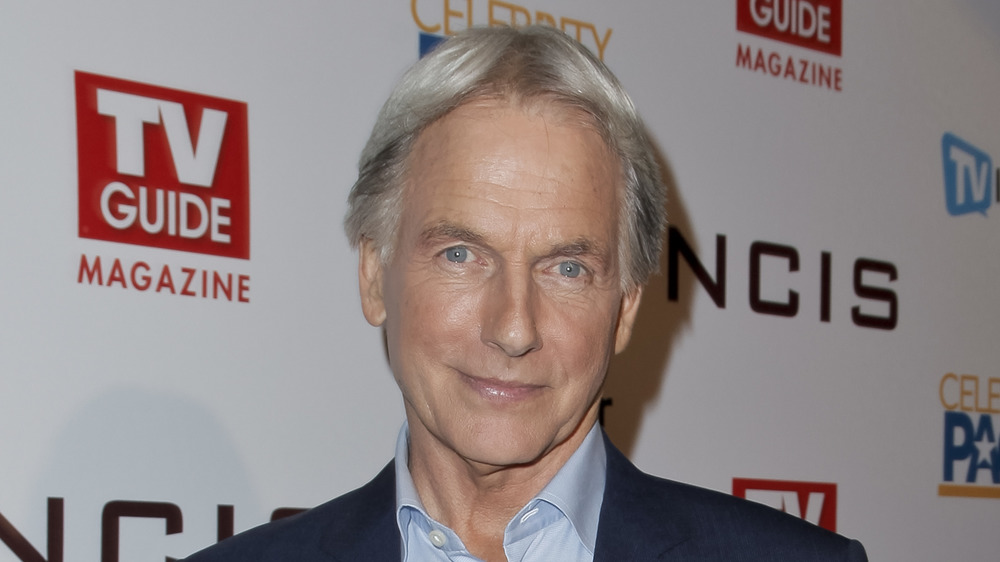 Mark Harmon smiling