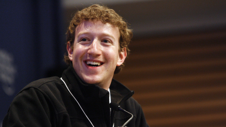 Mark Zuckerberg smiling