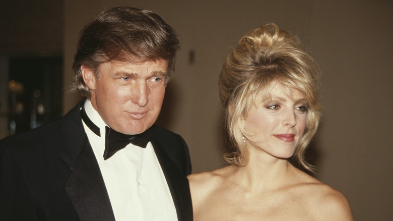 Donald Trump and Marla Maples in 1992.