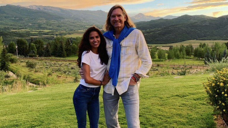 Brianna Ramirez and Bill Hutchinson visiting Aspen