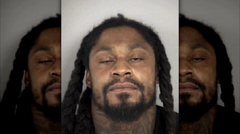 Marshawn Lynch's mugshot in his August 2022 DUI arrest