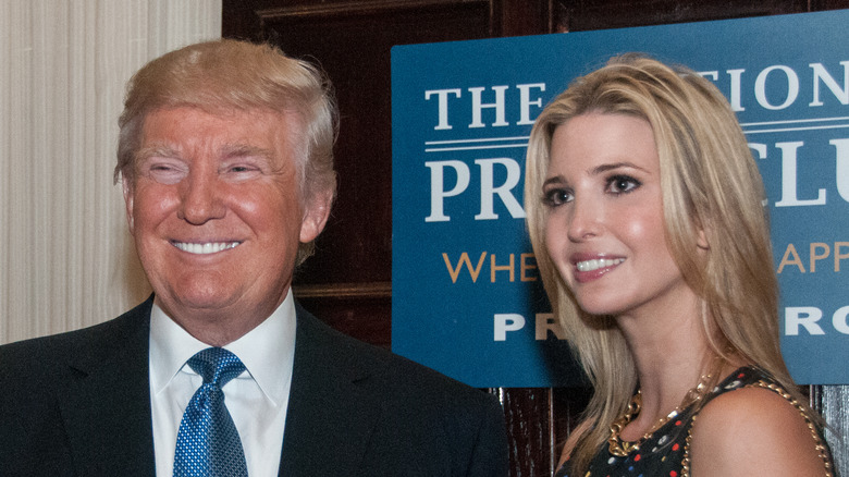 Donald Trump with daughter Ivanka Trump