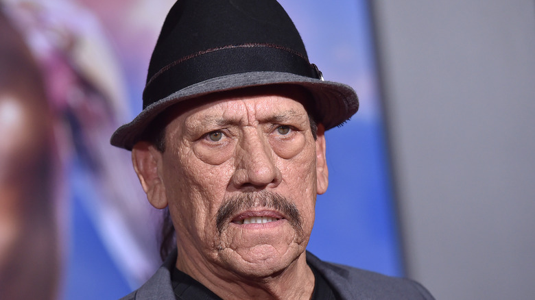 Danny Trejo, looking stern