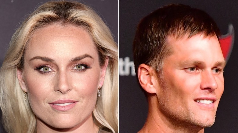 Lindsey Vonn and Tom Brady