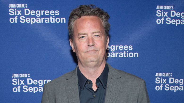 Matthew Perry posing