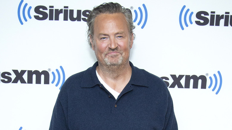 Matthew Perry at SiriusXM Studios in 2022