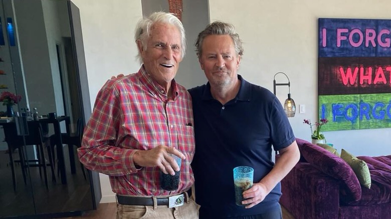 Matthew Perry with dad