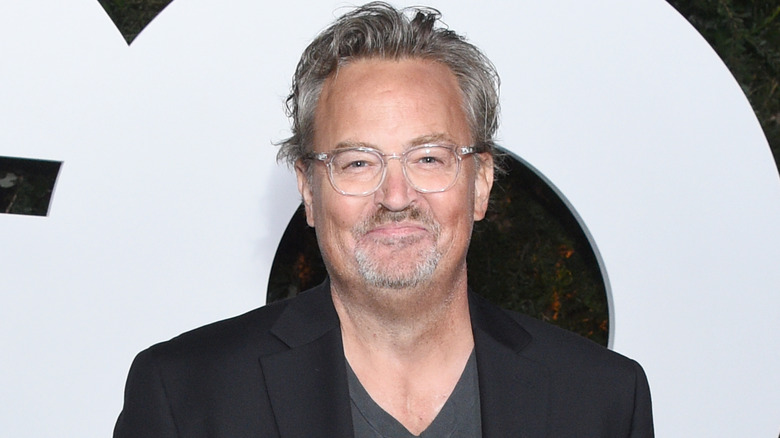 Matthew Perry smiling