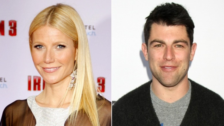 Gwyneth Paltrow and Max Greenfield side by side