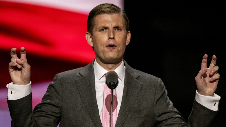 Eric Trump speaking at RNC