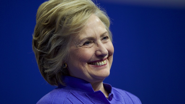 Hilary Clinton laughing