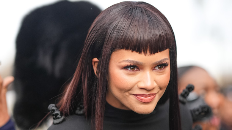 Zendaya with bangs