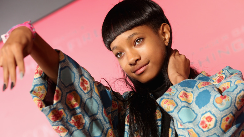 Willow Smith on a red carpet in 2013