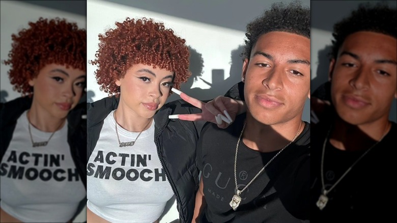 Ice Spice with her brother Joey Gaston