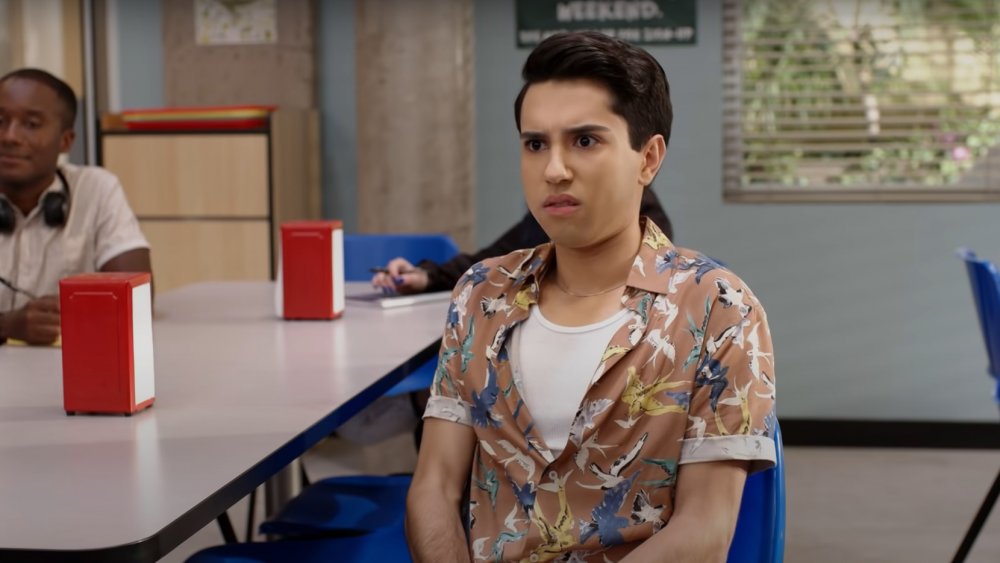 Abraham Rodriguez as Spencer in the Saved by the Bell reboot trailer