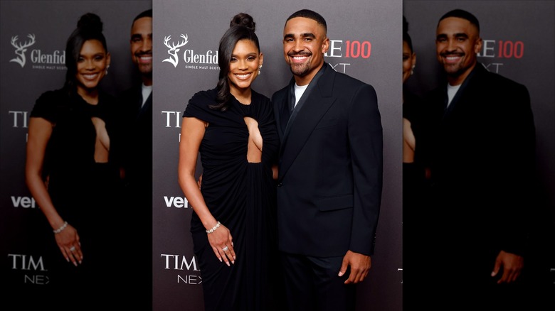 Bry and Jalen posing at a Time100 event in NYC