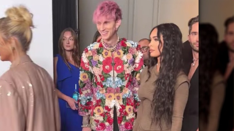 Megan Fox and Machine Gun Kelly on red carpet