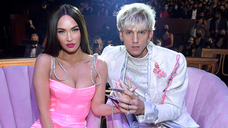 Megan Fox and Machine Gun Kelly at iHeartRadio Music Awards 