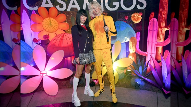 Megan Fox, Machine Gun Kelly wearing "Kill Bill" costumes