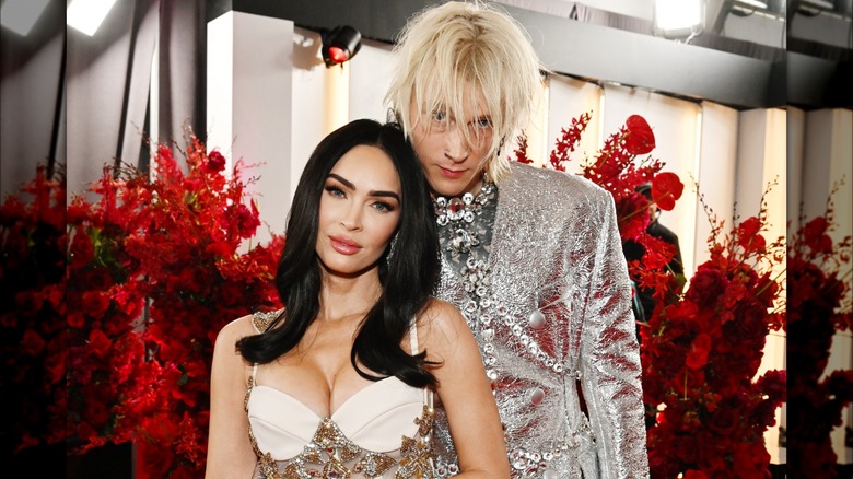 Megan Fox, Machine Gun Kelly posing