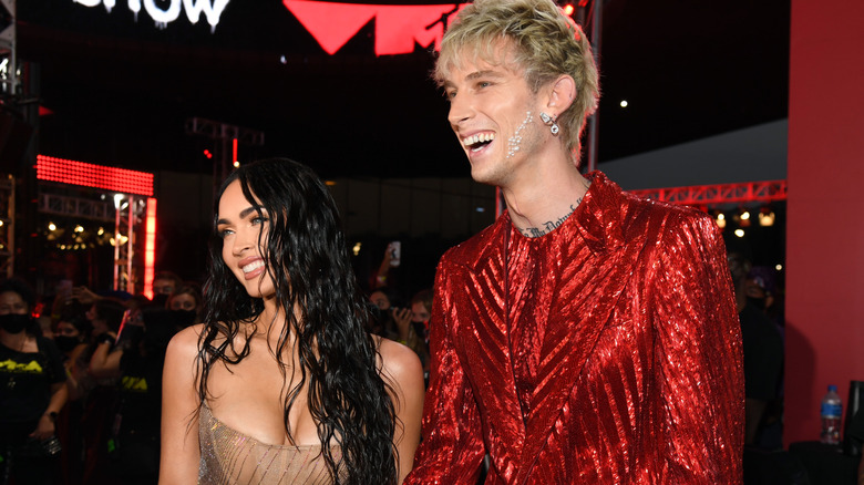 Machine Gun Kelly, Megan Fox laughing