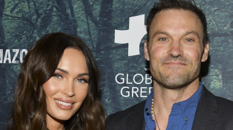 Megan Fox, Brian Austin Green smiling