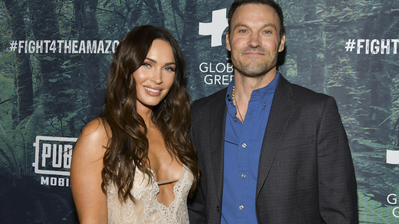 Megan Fox (L) and Brian Austin Green at  PUBG Mobile's #FIGHT4THEAMAZON Event 2019