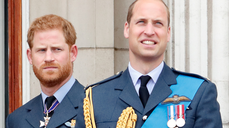 Harry and William official uniforms