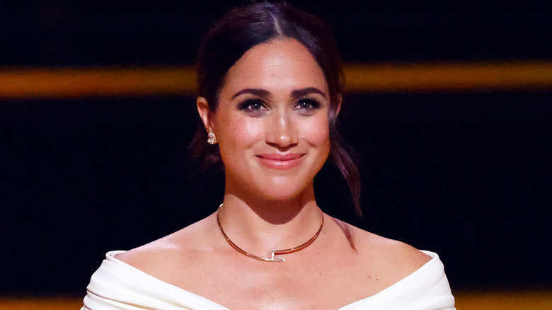 Meghan Markle smiling