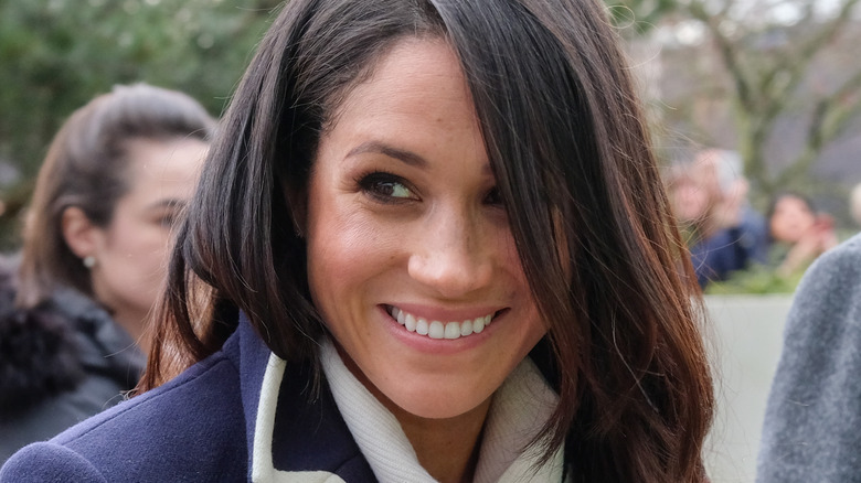 Meghan Markle smiling