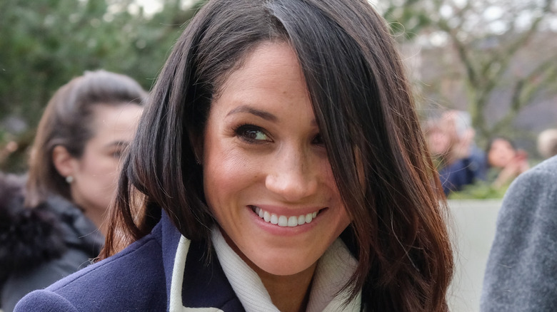 Meghan Markle smiling