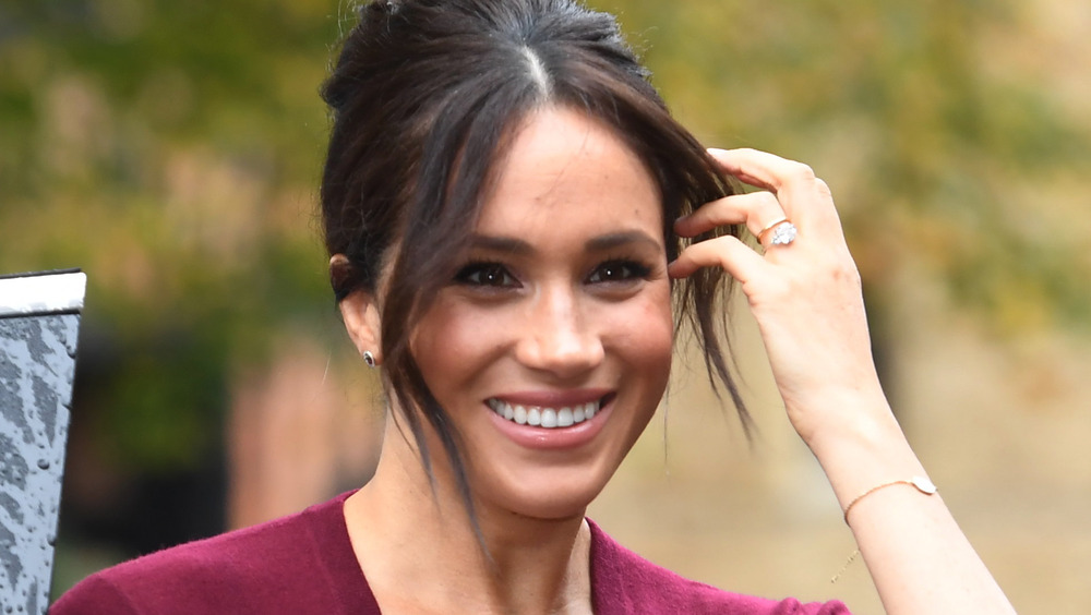 Meghan Markle smiling