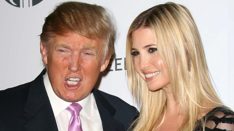 Ivanka Trump smiling beside Donald Trump