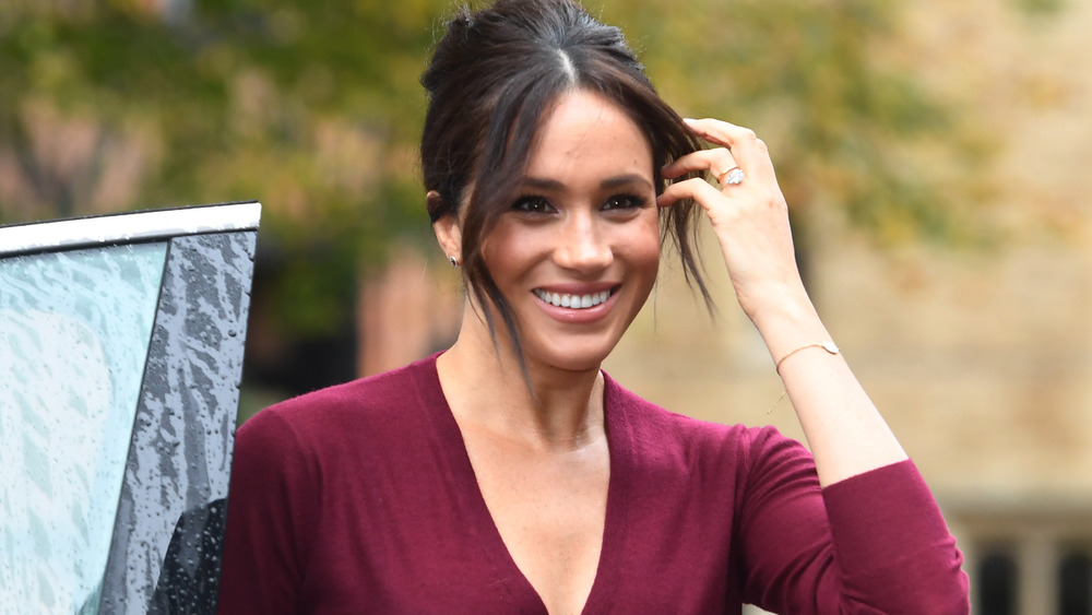 Meghan Markle smiling