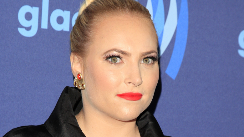 Meghan McCain posing on the red carpet