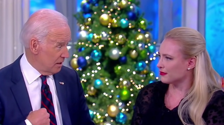 Joe Biden with Meghan McCain