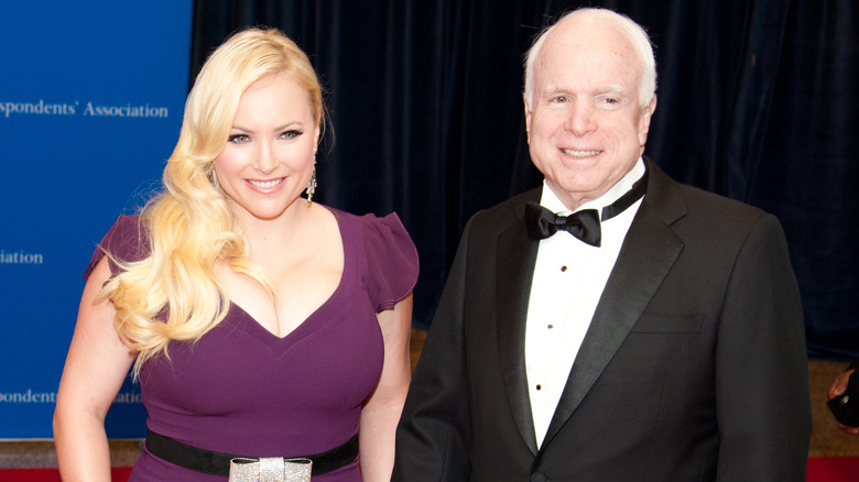 Meghan McCain with her father, John McCain, in 2014