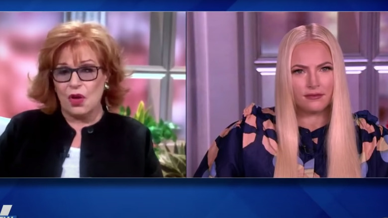 Joy Behar and Meghan McCain on The View