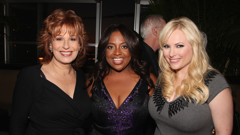 Meghan McCain and Joy Behar 