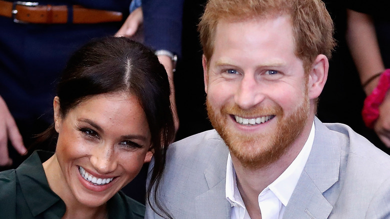 Meghan Markle and Prince Harry at royal event