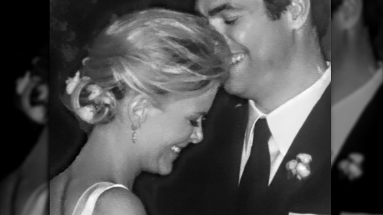 Megyn Kelly and husband Douglas Brunt smile at their wedding