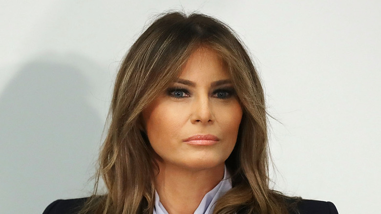 Melania Trump smokey eye