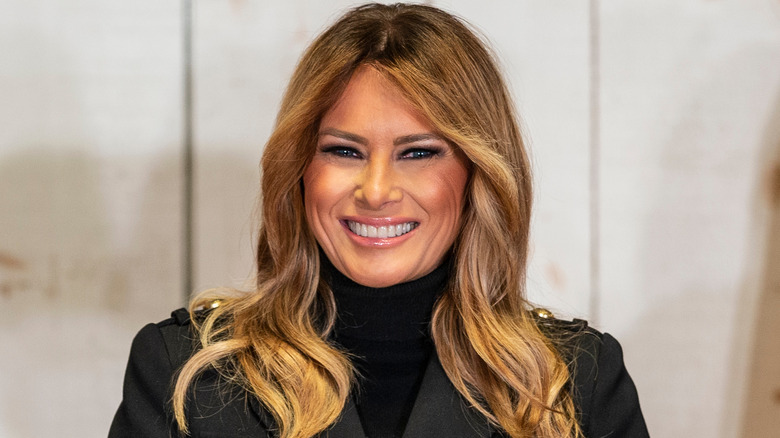 Melania Trump smiling